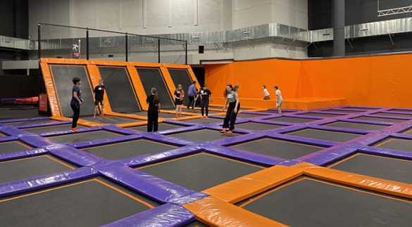 Springen und Toben im Jumphouse